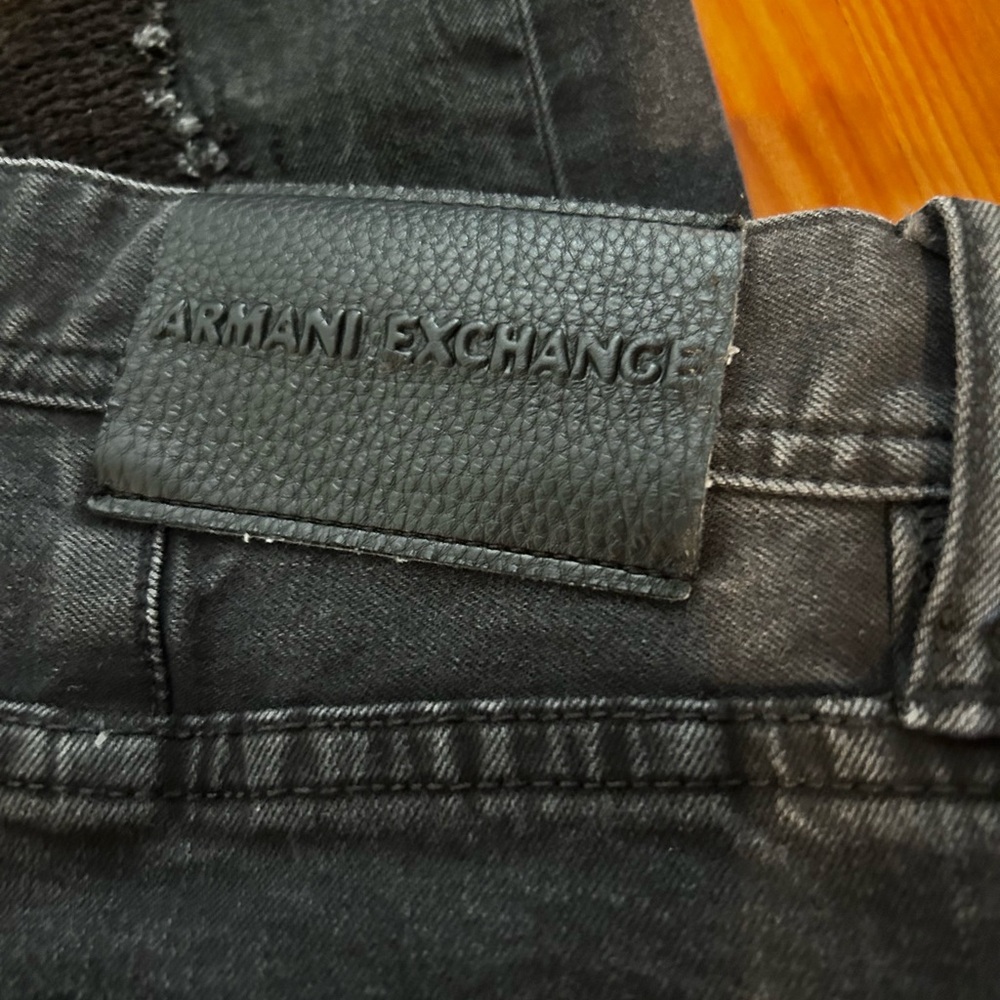 Armani Exchange Men's Dark Gray Jeans